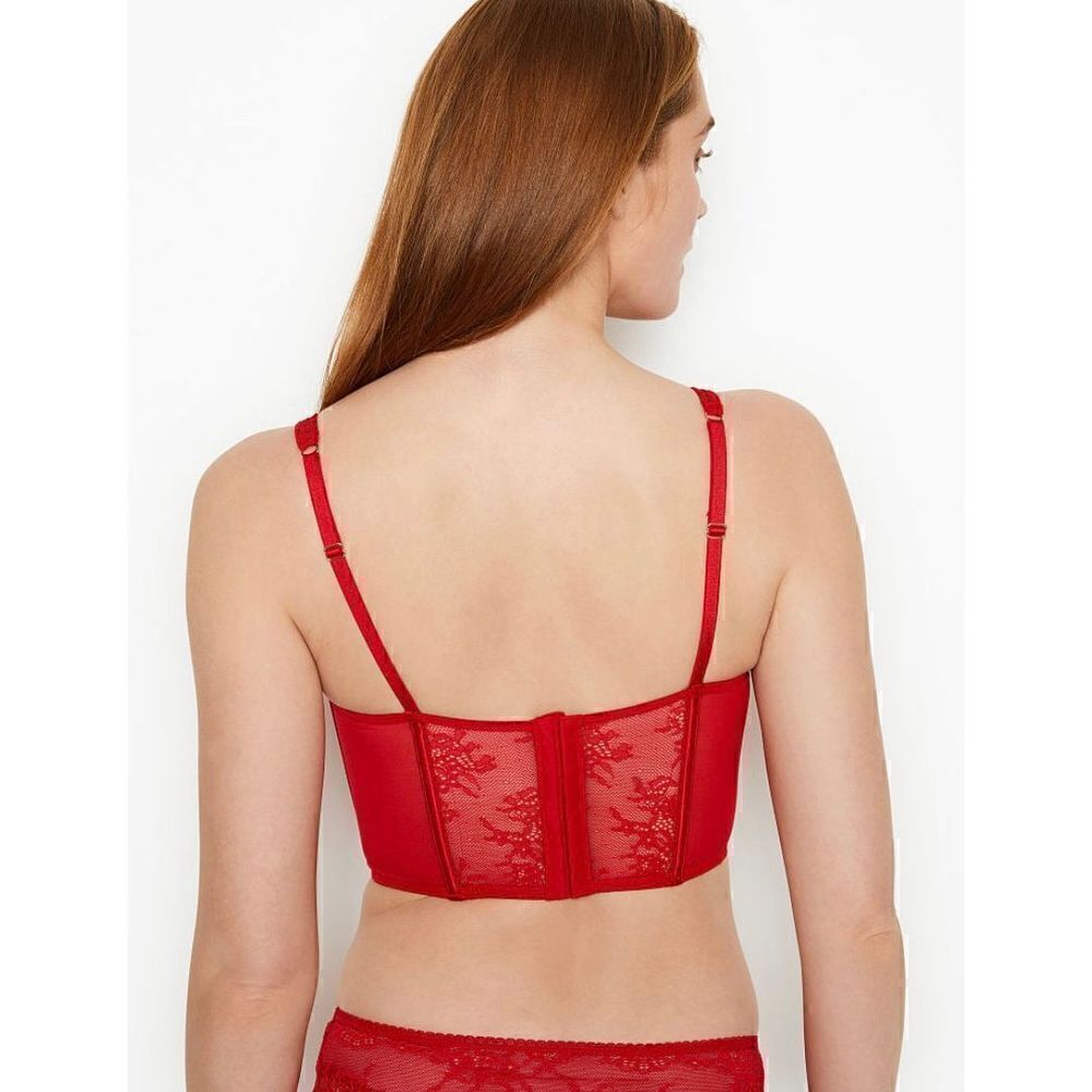 NWT Victoria’s Secret Unlined Lace-Up Corset Top size small‎ - Picture 4 of 4